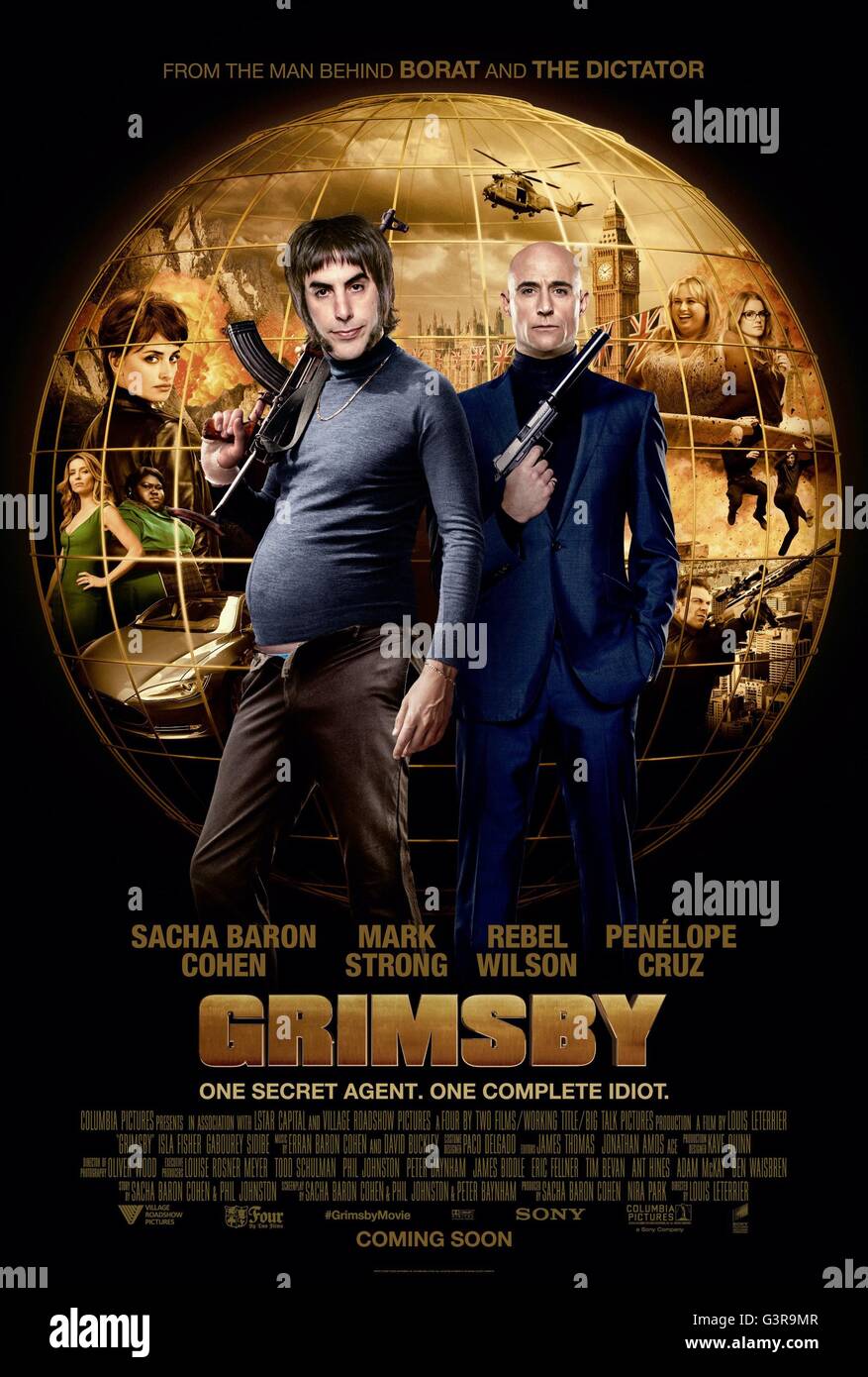 Grimsby Anno : 2016 UK / Australia : Direttore Louis Leterrier Mark Strong, sacha baron cohen Foto Stock