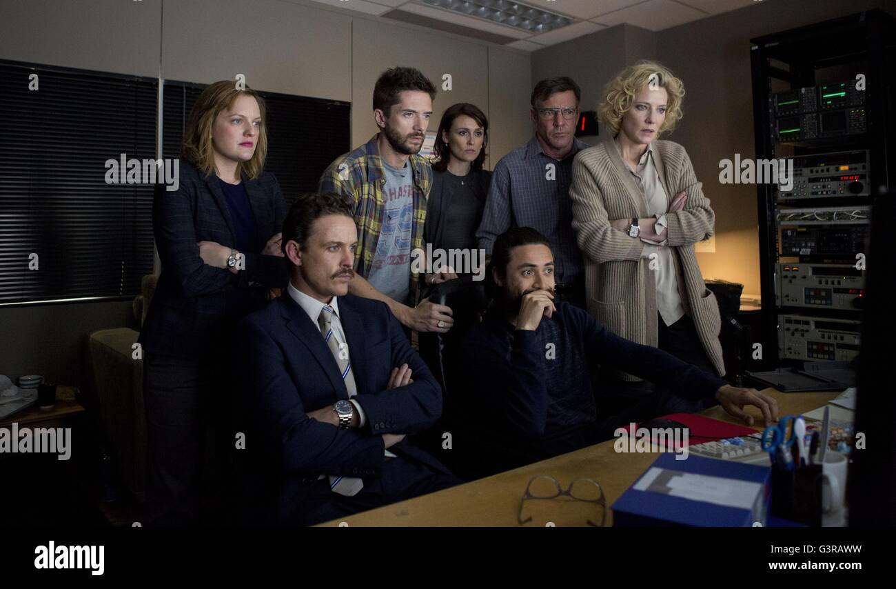 La verità Anno : 2015 USA Direttore : James Vanderbilt Elisabeth Moss, David Lyons, Adam Saunders, Topher Grace, Natalie Saleeba, Dennis Quaid, Cate Blanchett Foto Stock