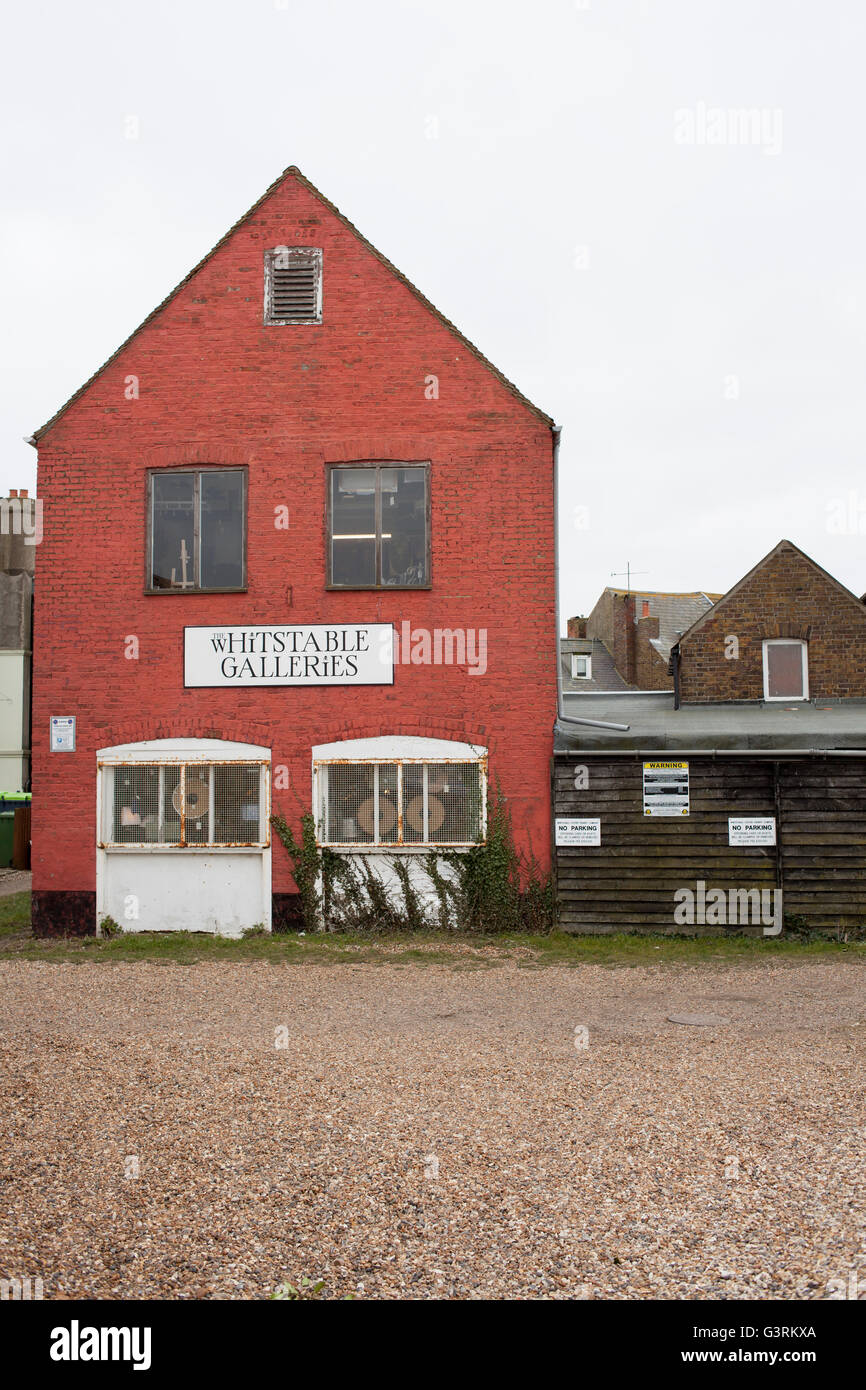 Whitstable Gallery, Whitstable Kent Foto Stock
