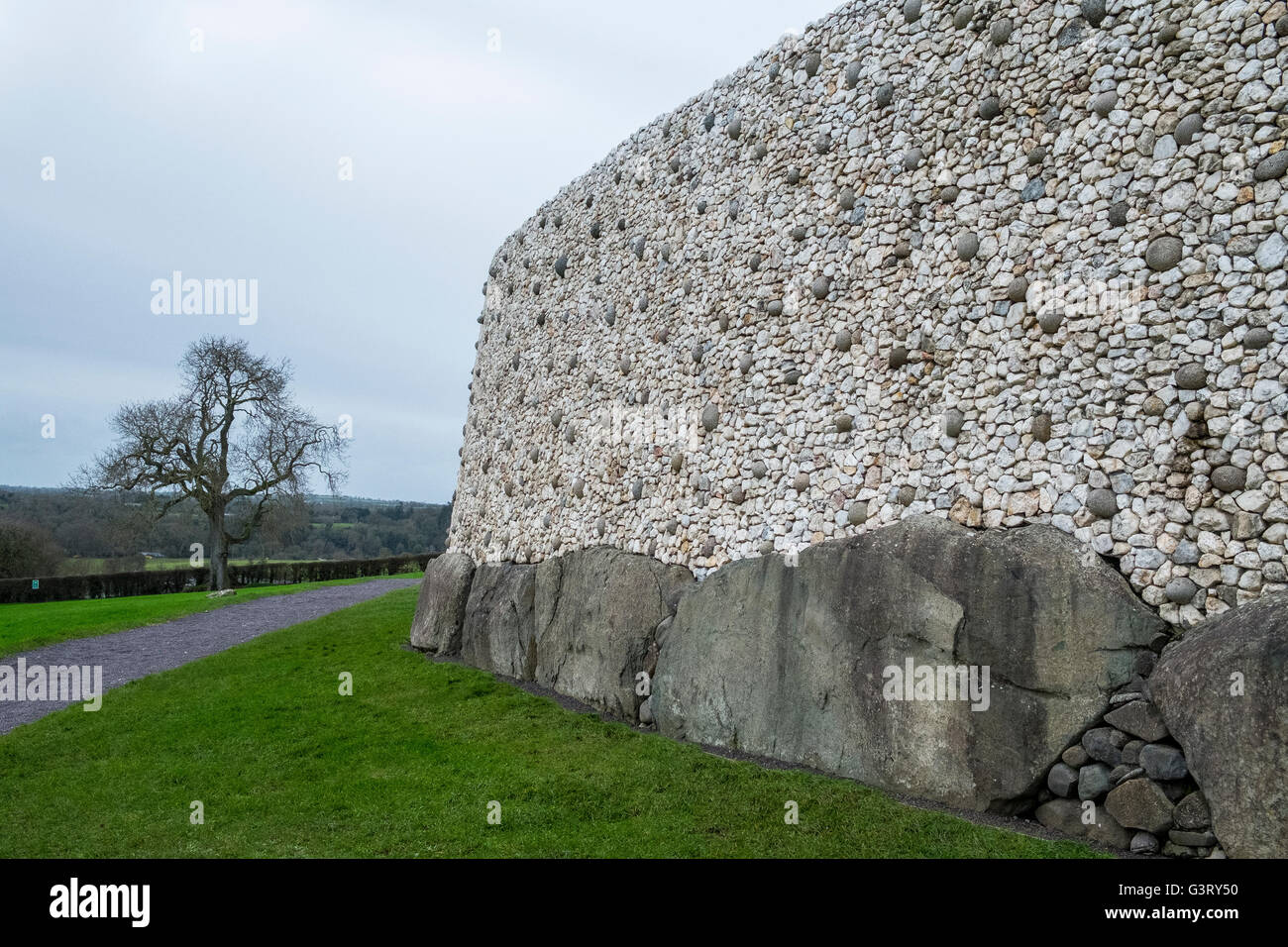 Passaggio di newgrange tomba monumento nazionale Irlanda Foto Stock