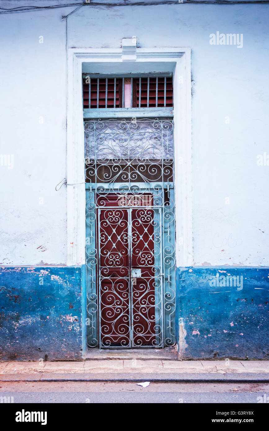La vecchia porta a l'Avana, Cuba Foto Stock