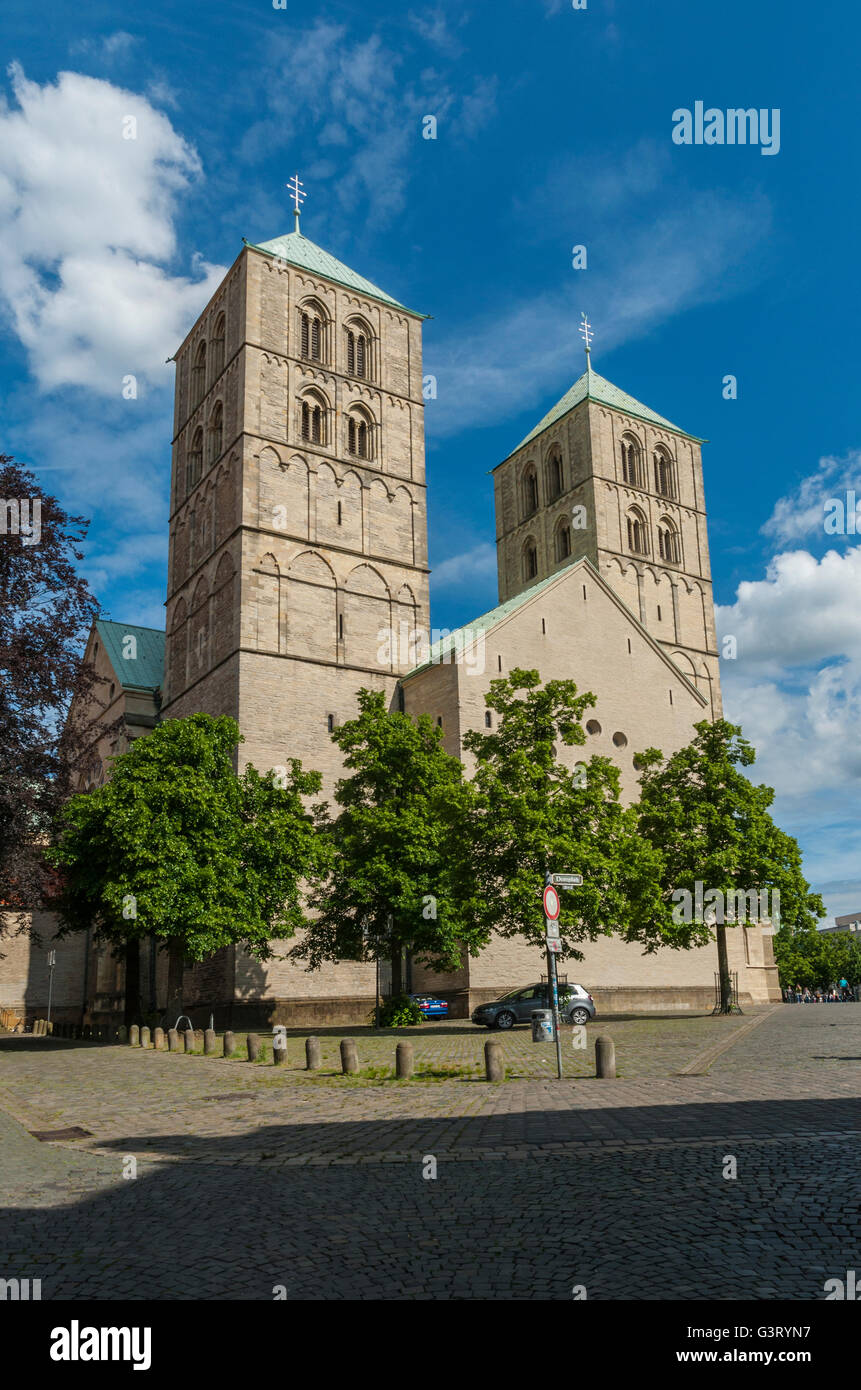 Cattedrale di Münster (Dom), NRW, Germania. Foto Stock