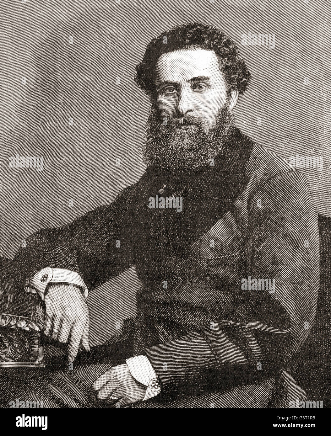 Edward Robert Lytton Bulwer-Lytton, 1° Conte di Lytton, 1831 - 1891. Statista inglese, poeta, Viceré e Governatore Generale dell'India. Foto Stock