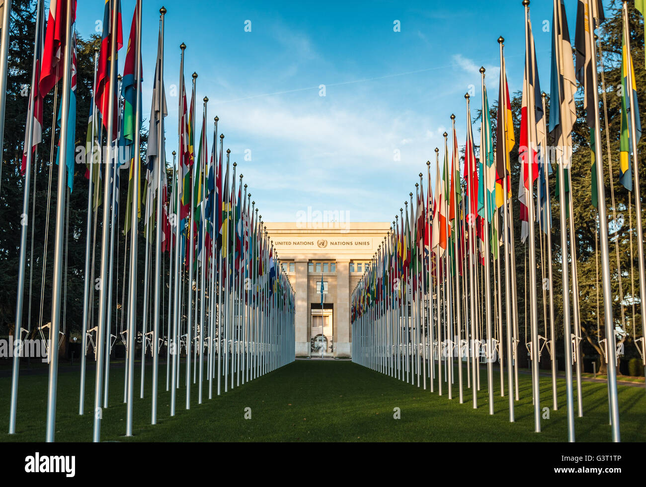 L Ufficio delle Nazioni Unite a Ginevra Foto Stock