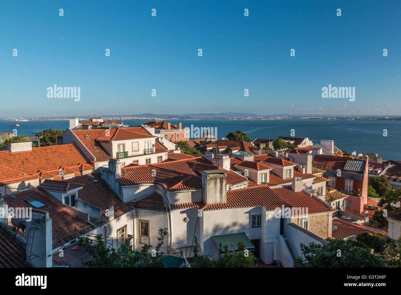 Vecchia sezione di Lisbona Portogallo Foto Stock