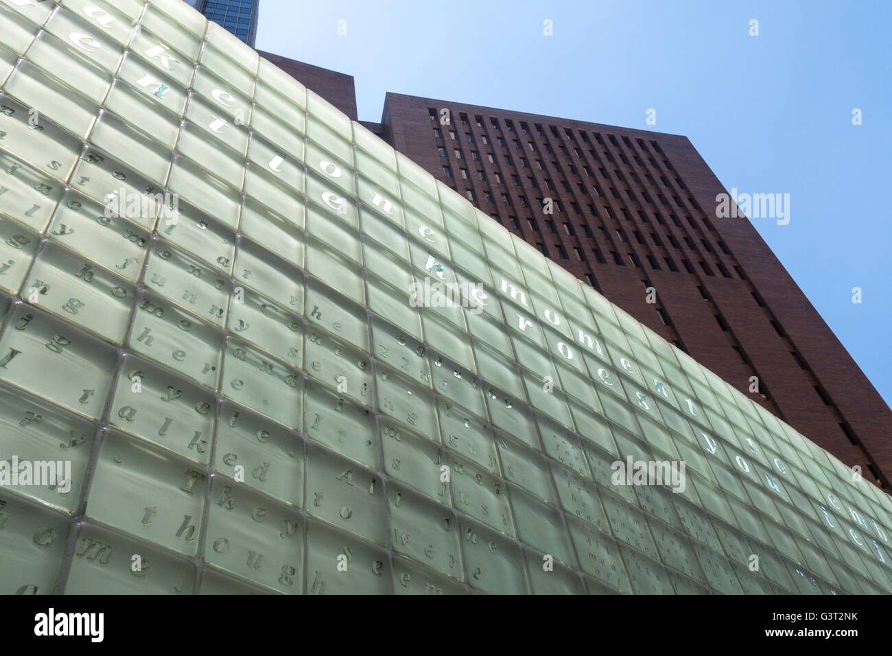 Vietnam Veterans Plaza, NYC Foto Stock