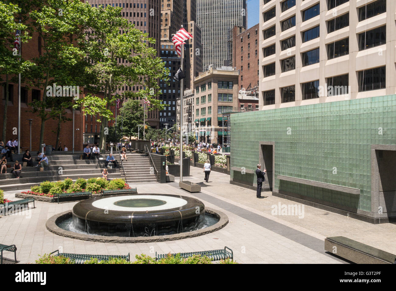 Vietnam Veterans Plaza, NYC Foto Stock