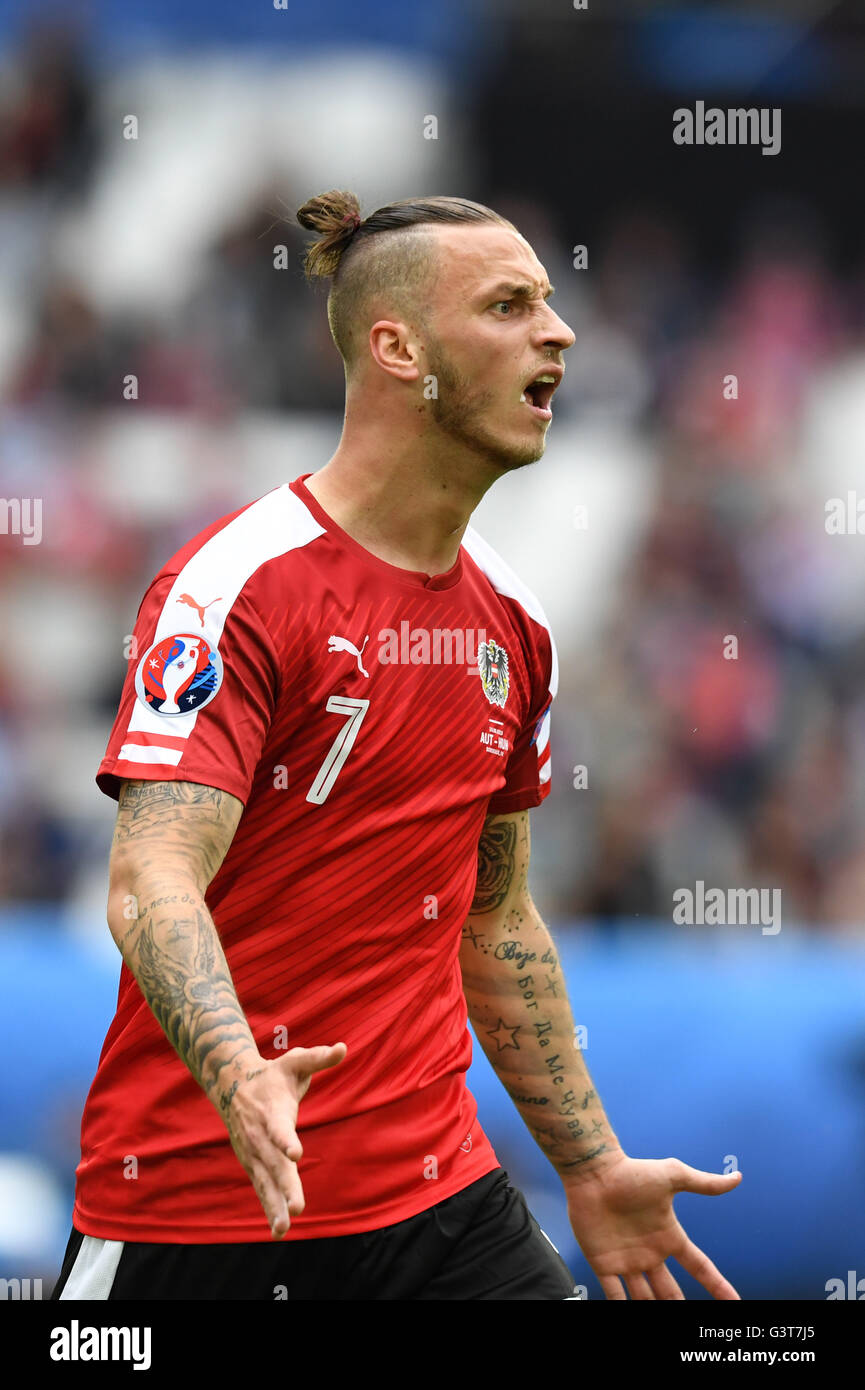 Balazs Dzsudzsak (Ungheria) ; 14 giugno 2016 - CALCIO : Uefa euro Francia 2016, Gruppo F, Austria 0-2 Ungheria al Nouveau Stade de Bordeaux, Bordeaux, Francia. Credito: aicfoto/AFLO/Alamy Live News Foto Stock