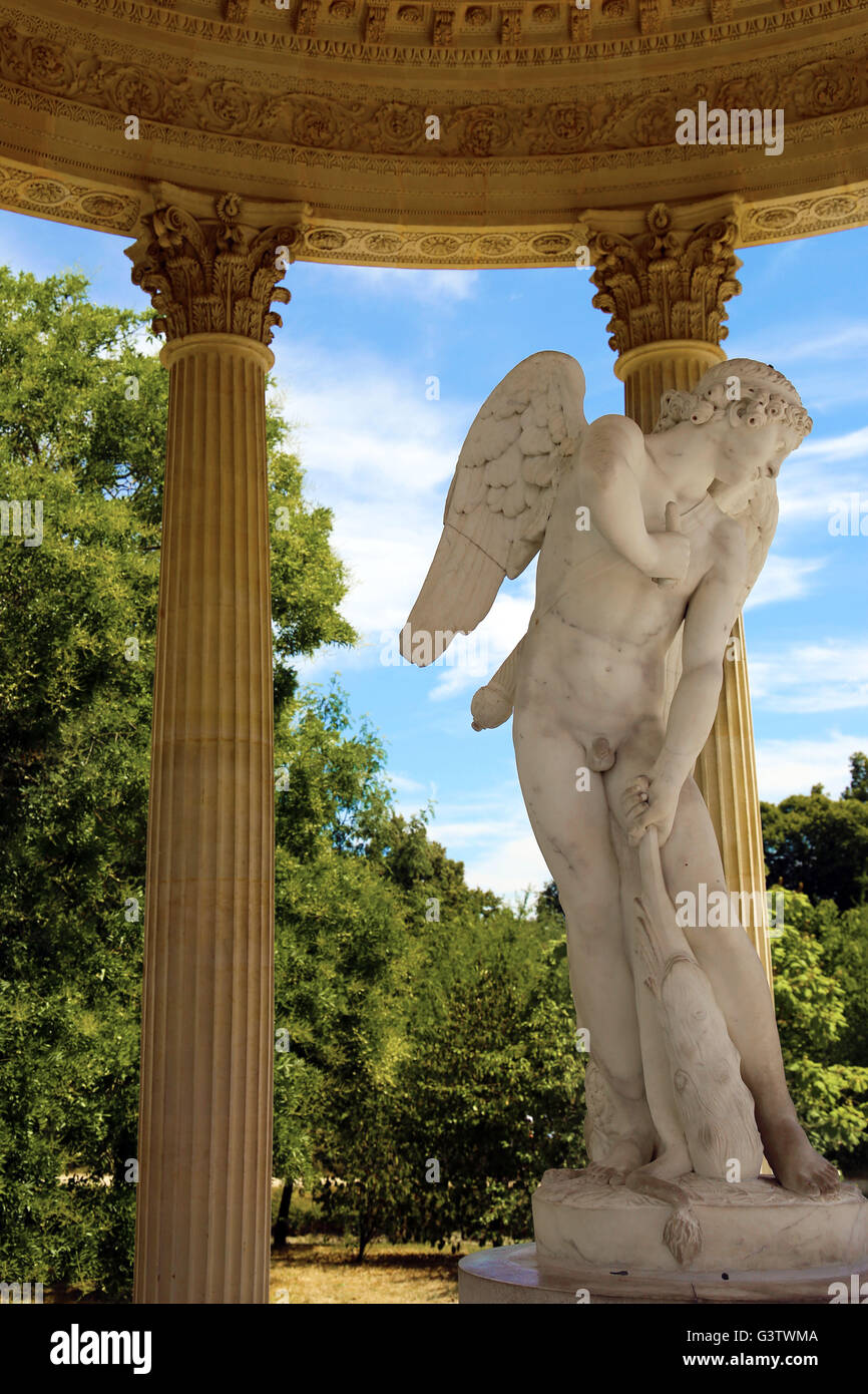 Temple de l'Amour, Versailles, Yvelines, Francia Foto Stock