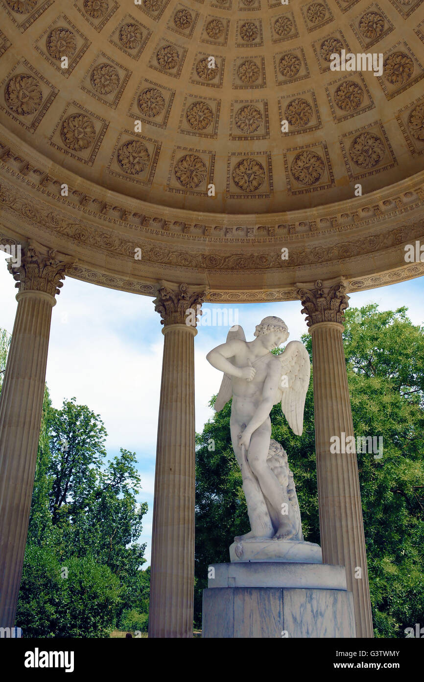 Temple de l'Amour, Versailles, Yvelines, Francia Foto Stock