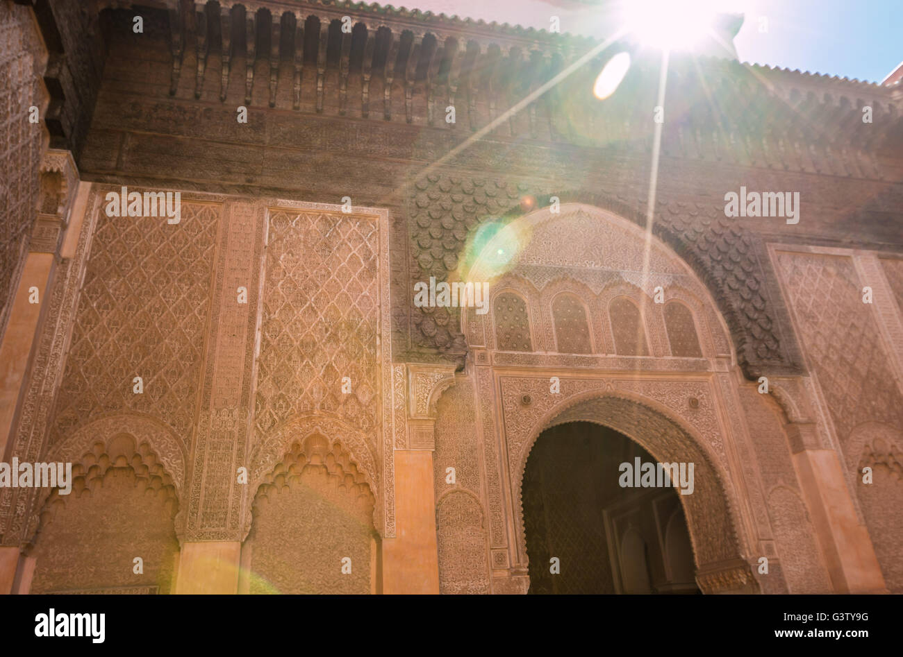 Madrasa in Marrakech Marocco Foto Stock