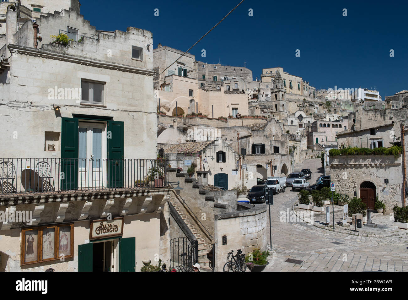 I Sassi di Matera, Basilicata, Italia Foto Stock