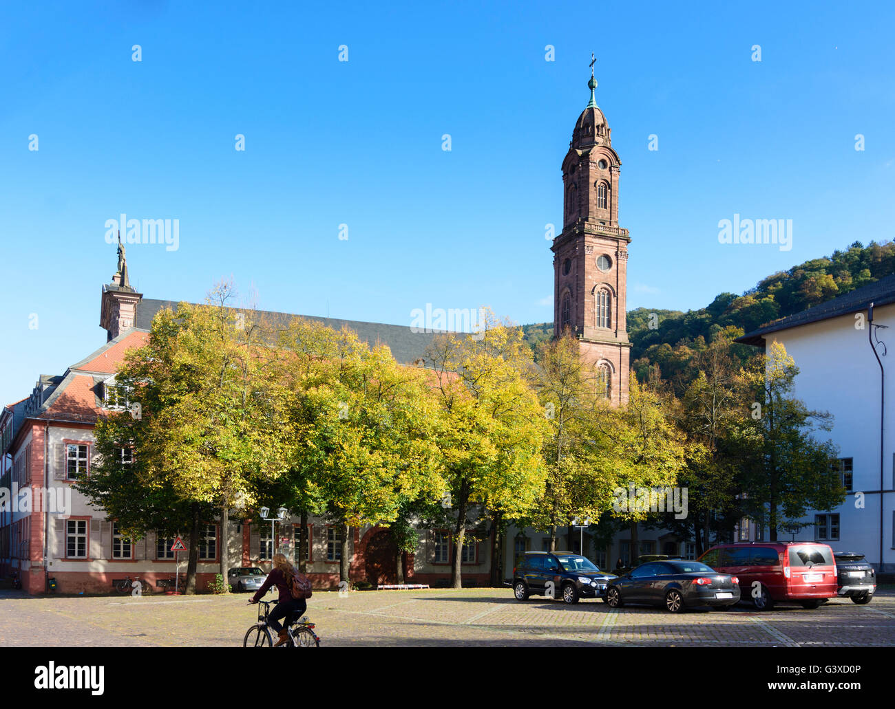 Chiesa Jesuitenkirche, Germania, Baden-Württemberg, Kurpfalz, Heidelberg Foto Stock