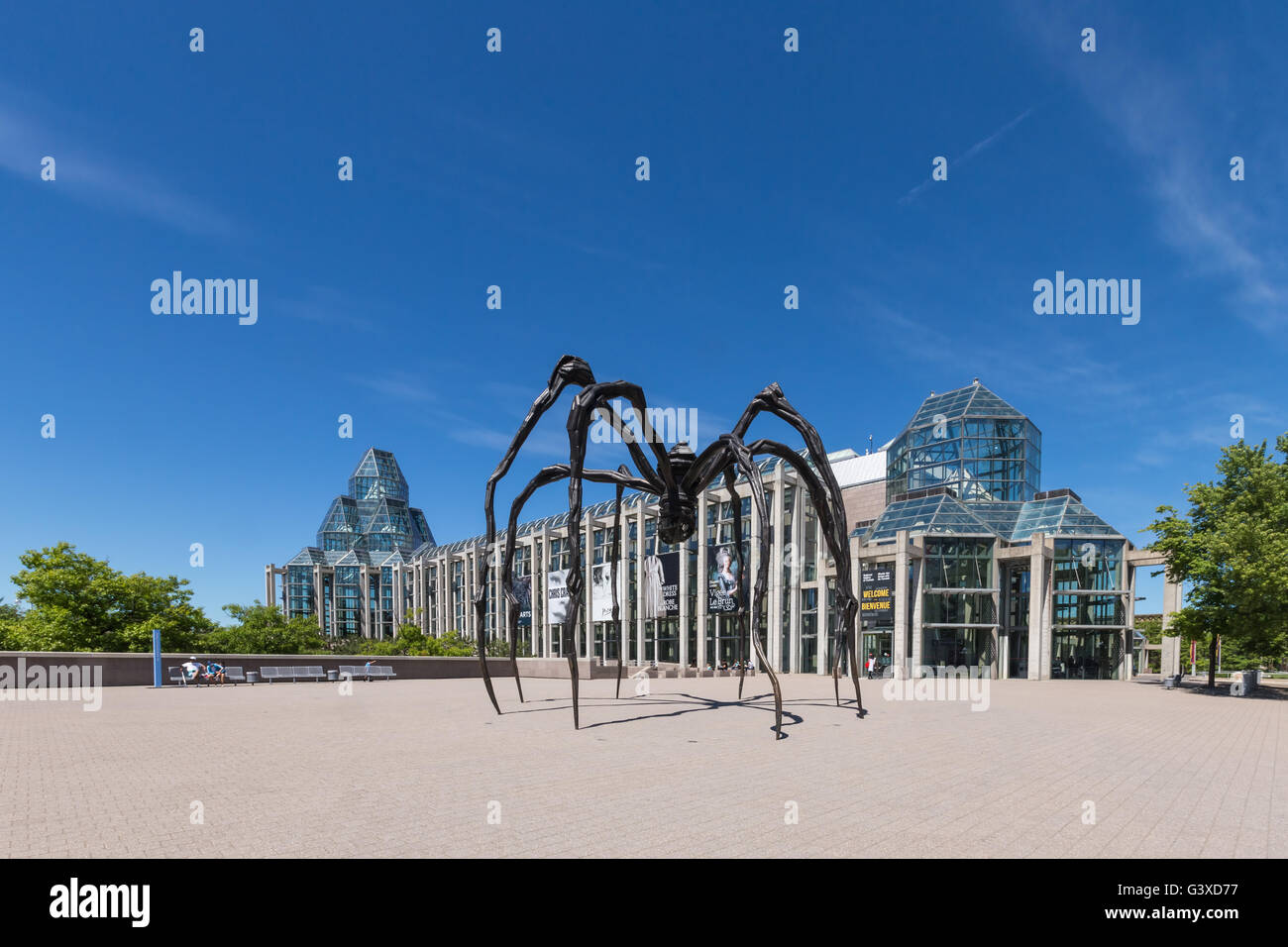 Galleria Nazionale del Canada e spider statua Foto Stock