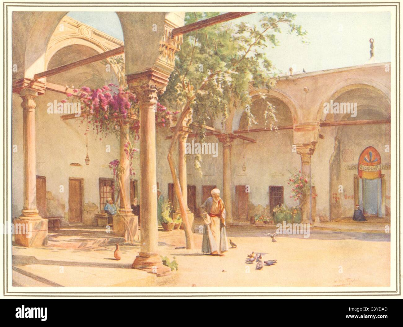 Egitto: il Persiano gli ospizi di carità, antica stampa 1912 Foto Stock