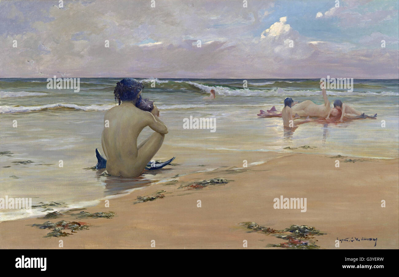 Rupert Bunny - idillio di mare Foto Stock