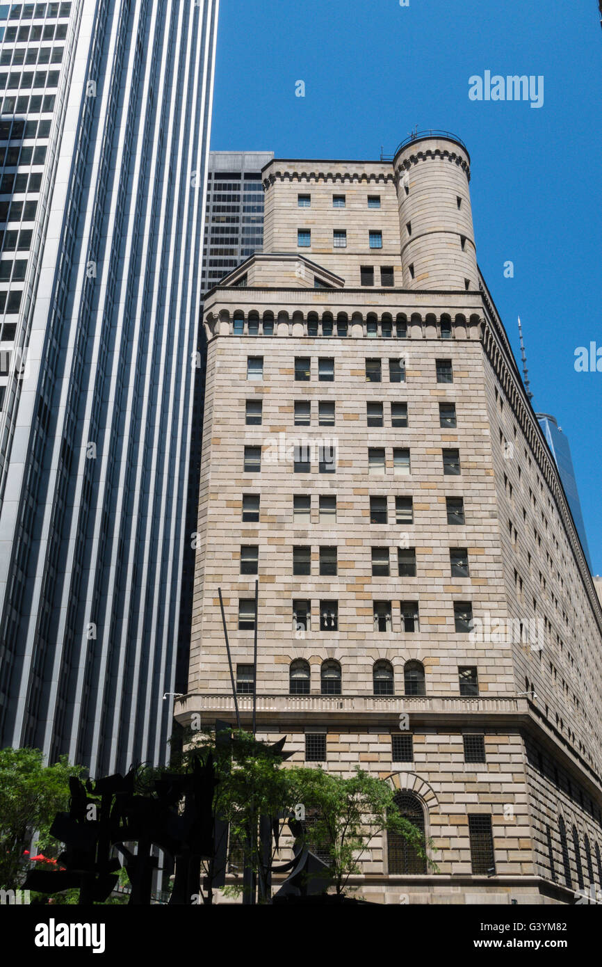Federal Reserve Bank, NYC Foto Stock