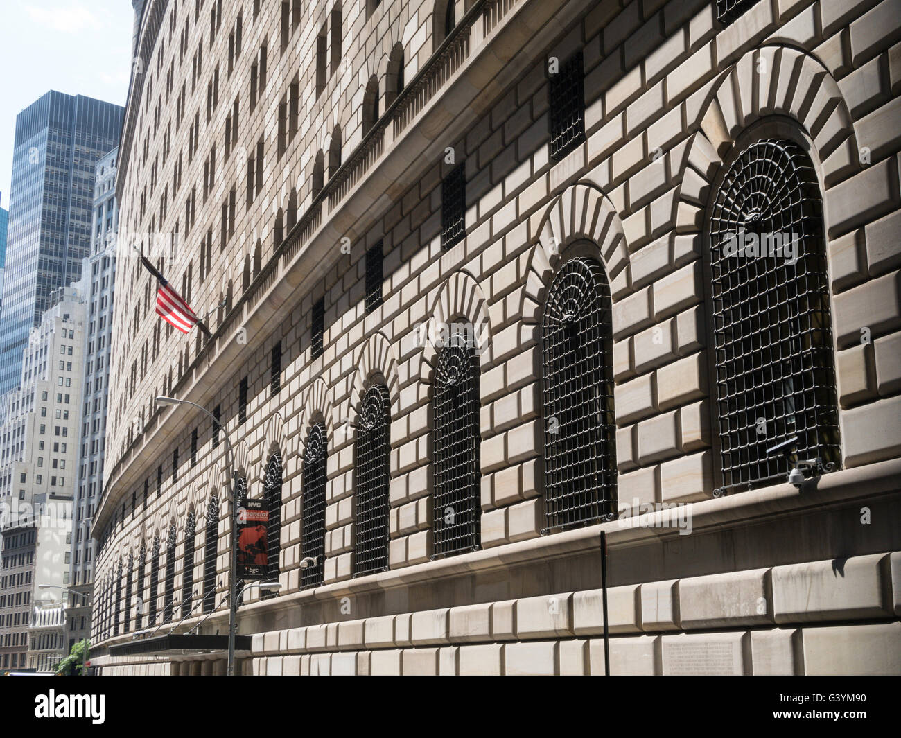 Federal Reserve Bank, NYC Foto Stock