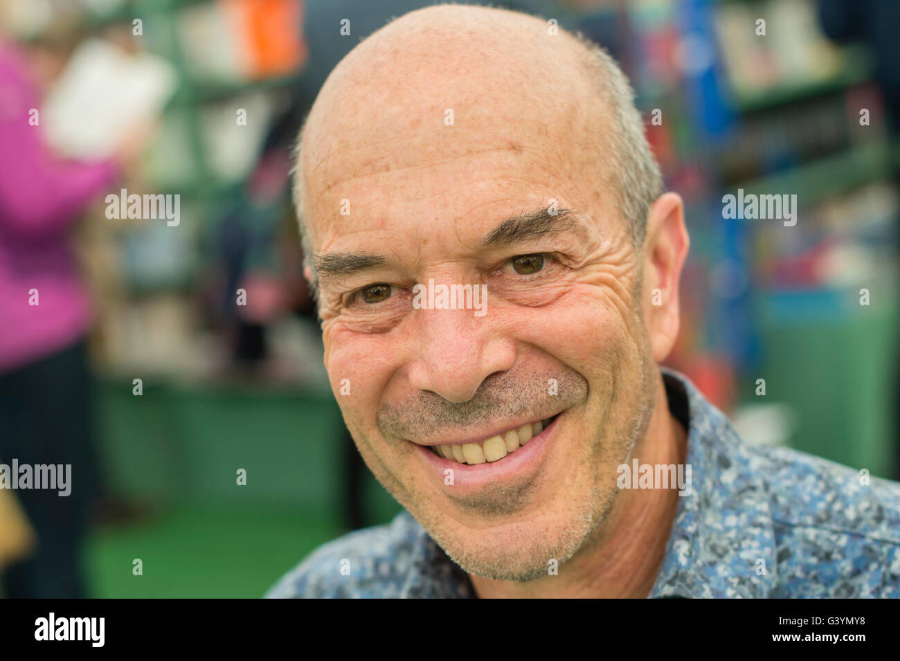 Ian Goldin, autore di "Età del Discovery" e professore di globalizzazione e sviluppo e direttore della Oxford Scuola Martin presso l Università di Oxford, presso il Festival di fieno, Sabato 28 Maggio 2016 Foto Stock