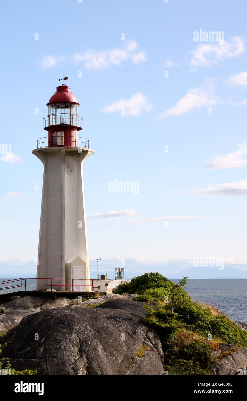 Lighthouse Park in North Vancouver Foto Stock