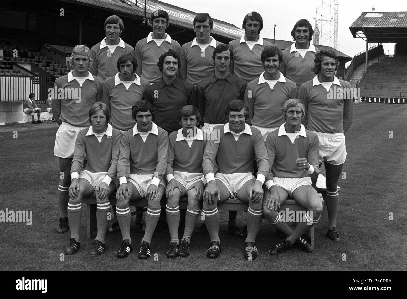 Soccer League Division Two - Blackpool Photocall - Bloomfield Road Foto Stock