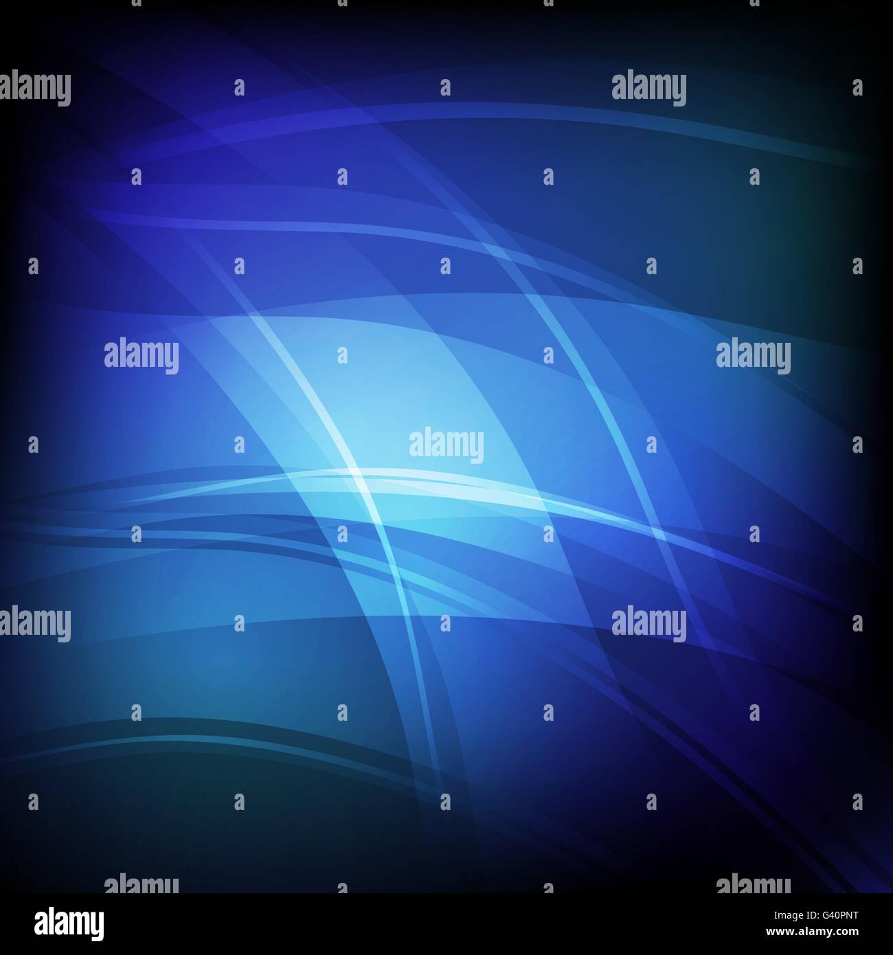 Abstract sfondo con linea blu onda, vettore di stock Illustrazione Vettoriale
