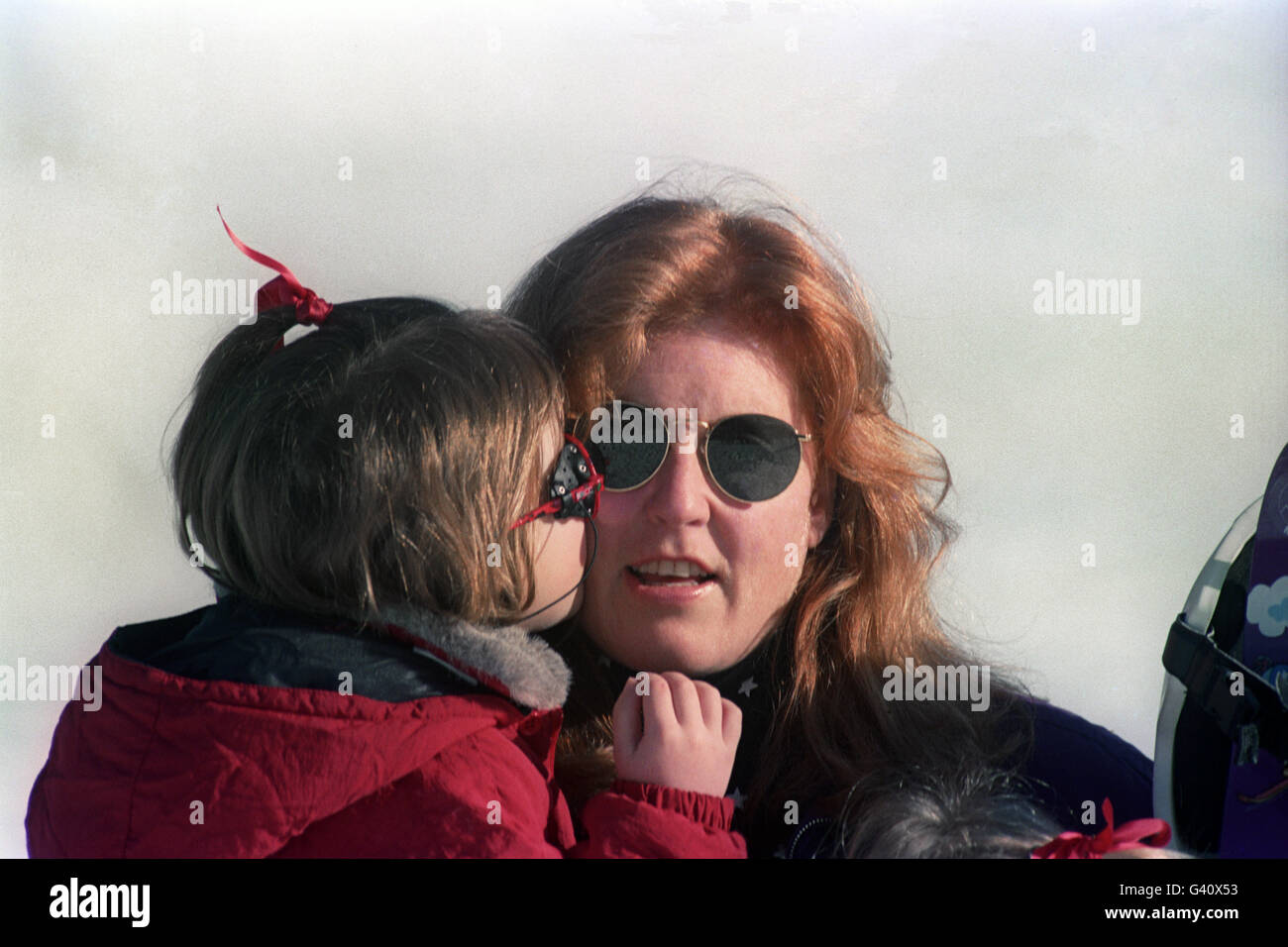 Royalty - duchessa di York - Klosters, Svizzera Foto Stock