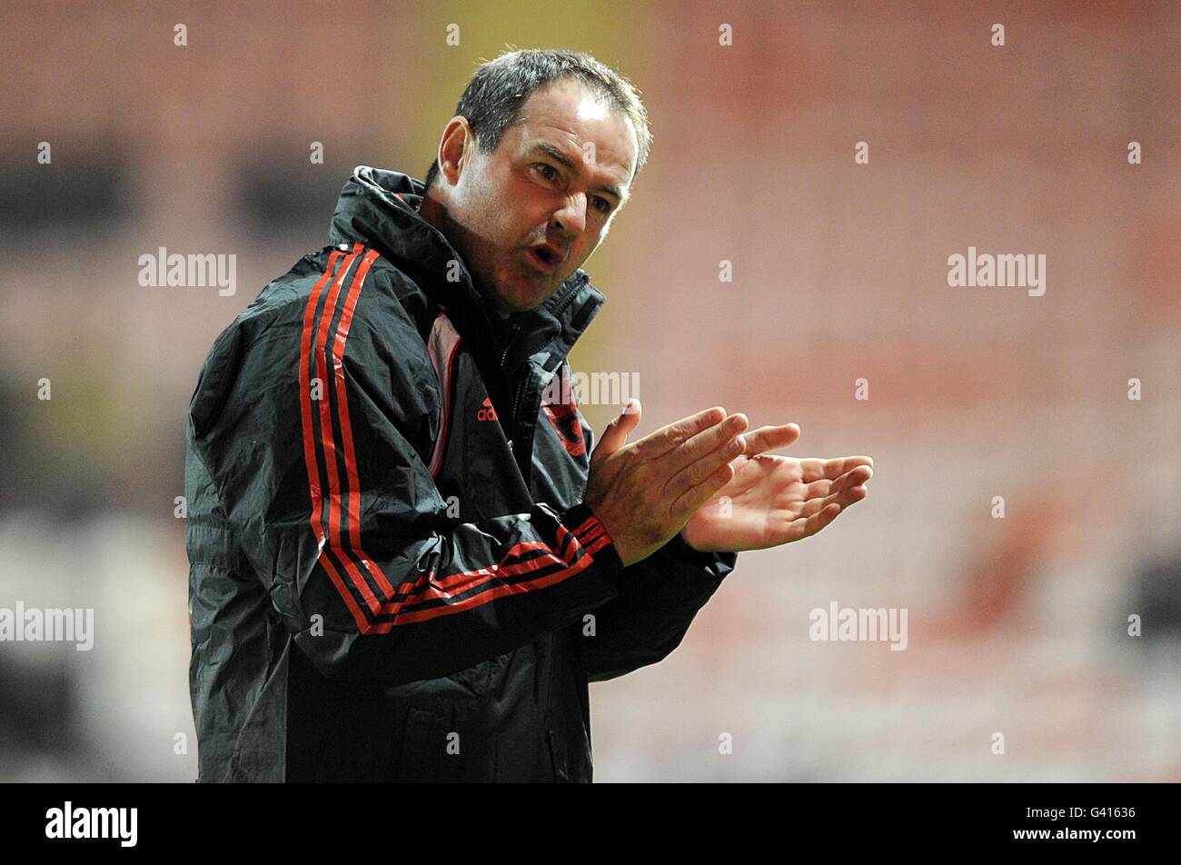 Calcio - Barclays Premier League - Blackpool V Liverpool - Bloomfield Road Foto Stock