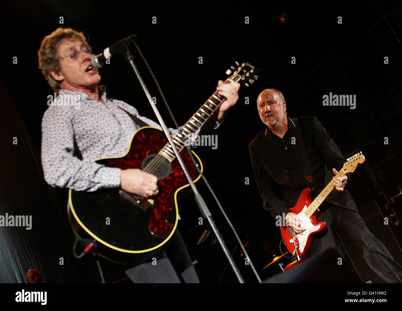 Un concerto per uccidere il cancro - Londra Foto Stock