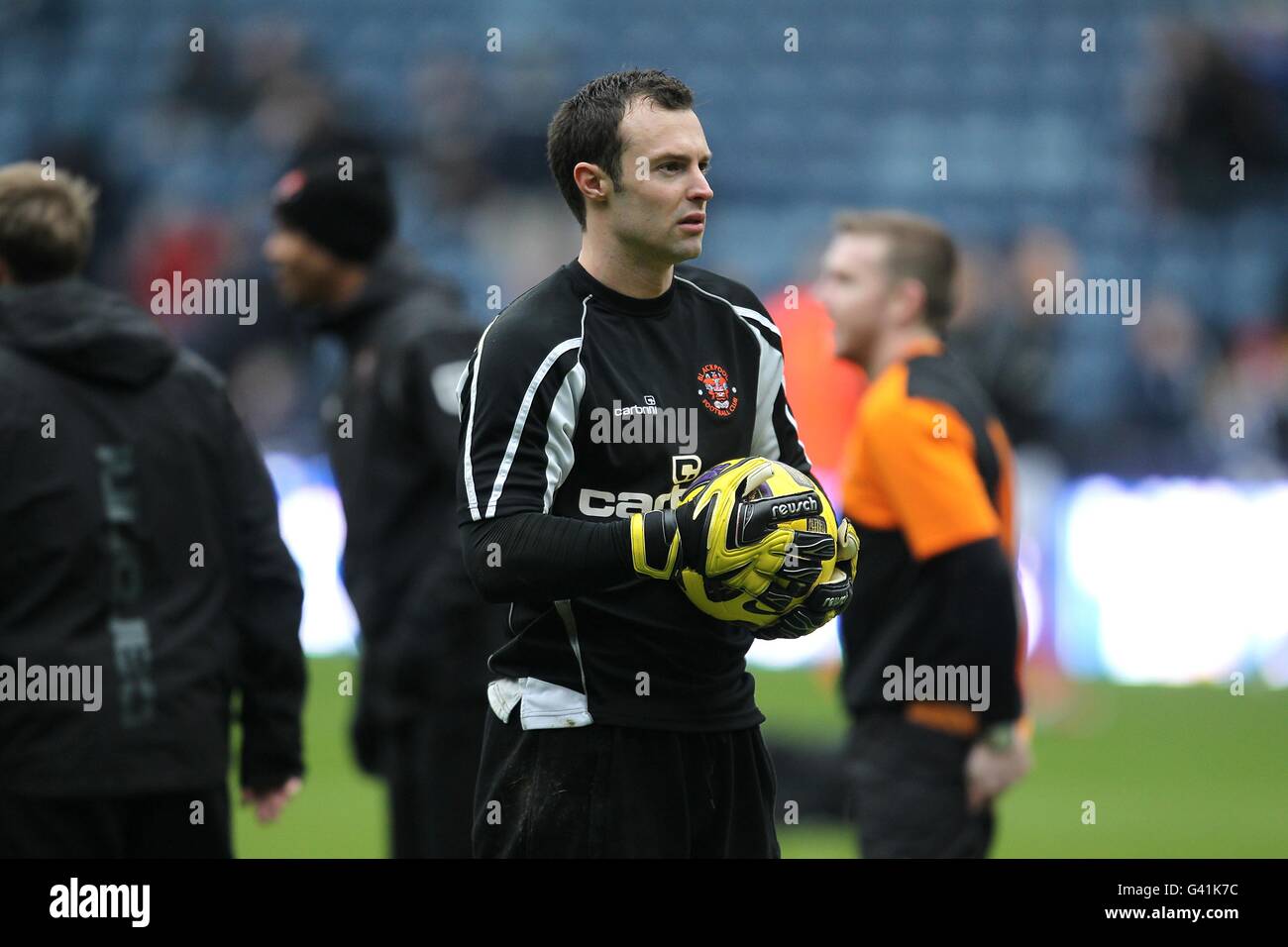 Calcio - Barclays Premier League - West Bromwich Albion v Blackpool - The Hawthorns. Paul Rachubka, portiere di Blackpool Foto Stock