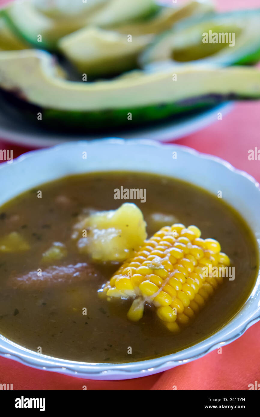 Sancocho - zuppa colombiana Foto Stock