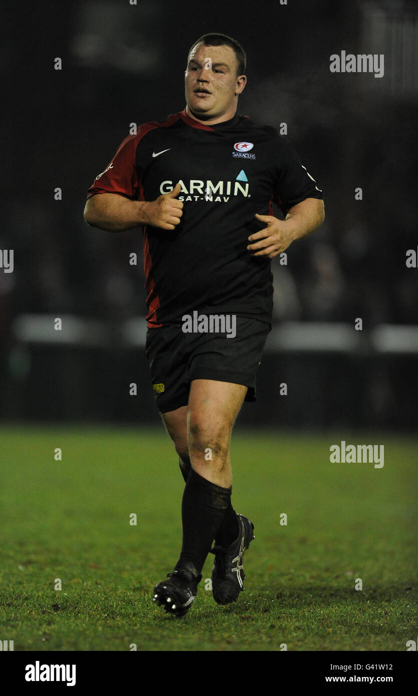 Rugby Union - Aviva A-League - Saraceni Storm v Vespe - Woollam's campi da gioco Foto Stock