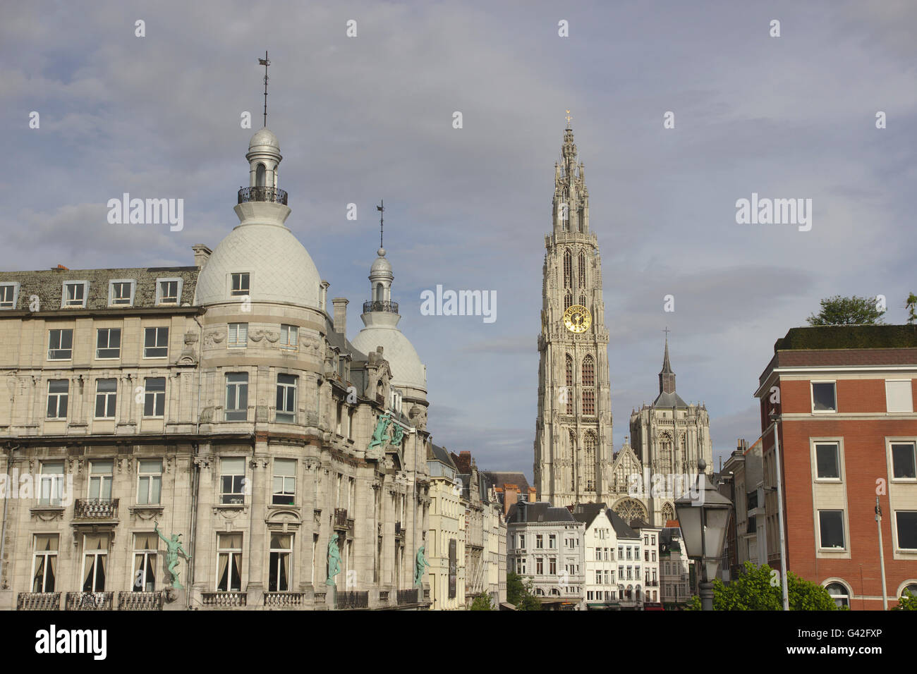 Cattedrale di Nostra Signora (Onze-Lieve-Vrouvekathedraal), Belgio, Anversa Foto Stock