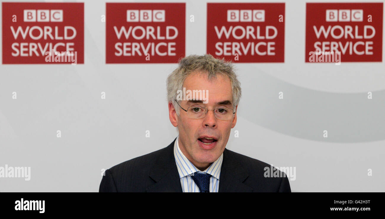 BBC World Service tagli di posti di lavoro Foto Stock