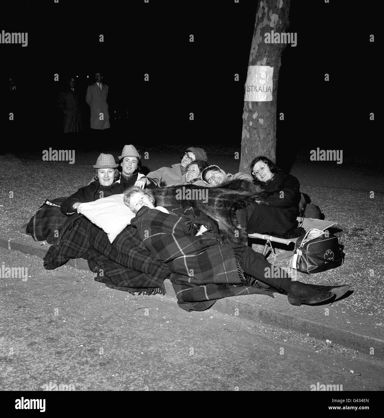 Royalty - la Principessa Alexandra e Angus Ogilvy Wedding - Londra Foto Stock