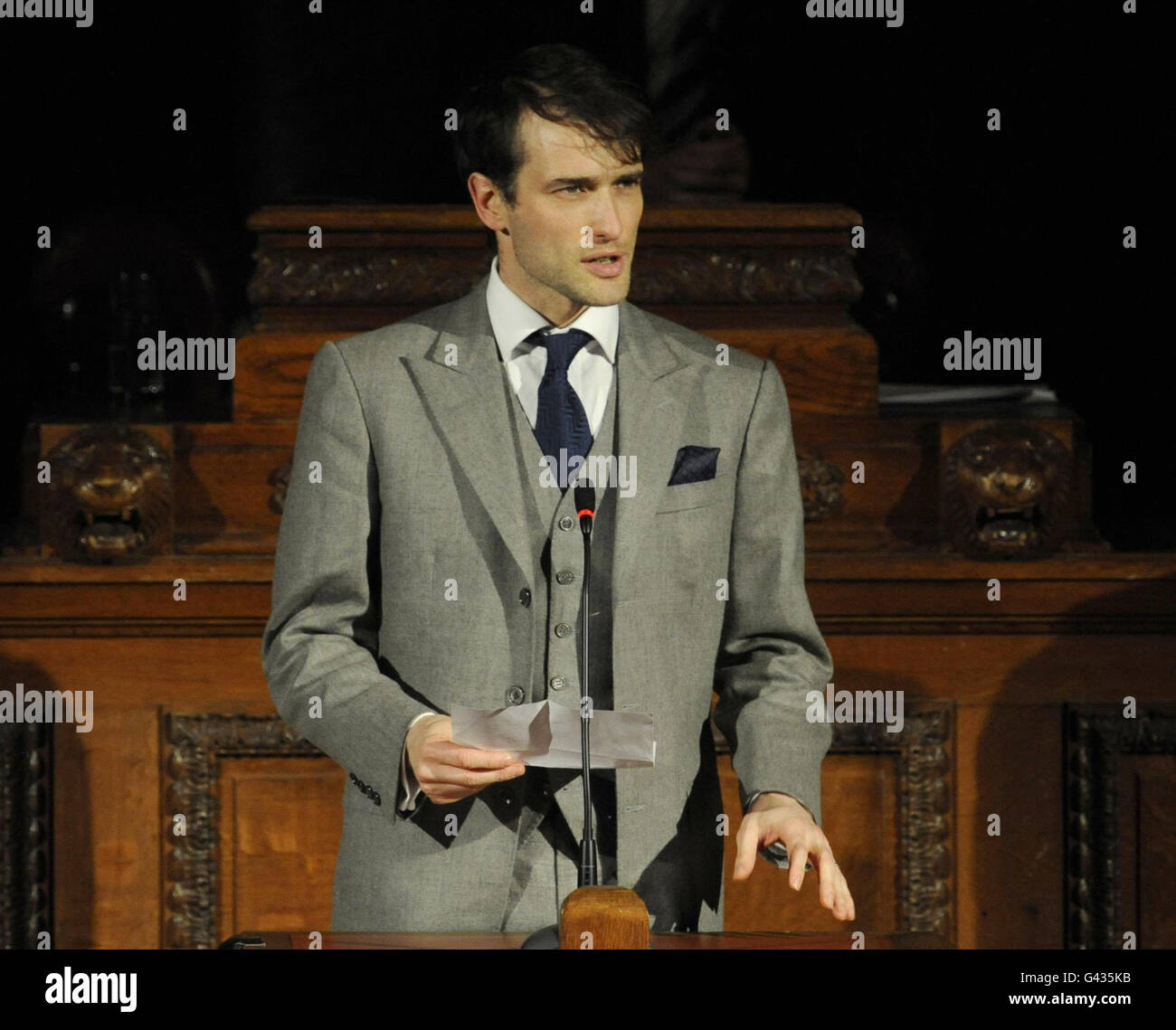 Ed Stoppard durante il London Evening Standard British Film Awards al London Film Museum di Londra. Foto Stock