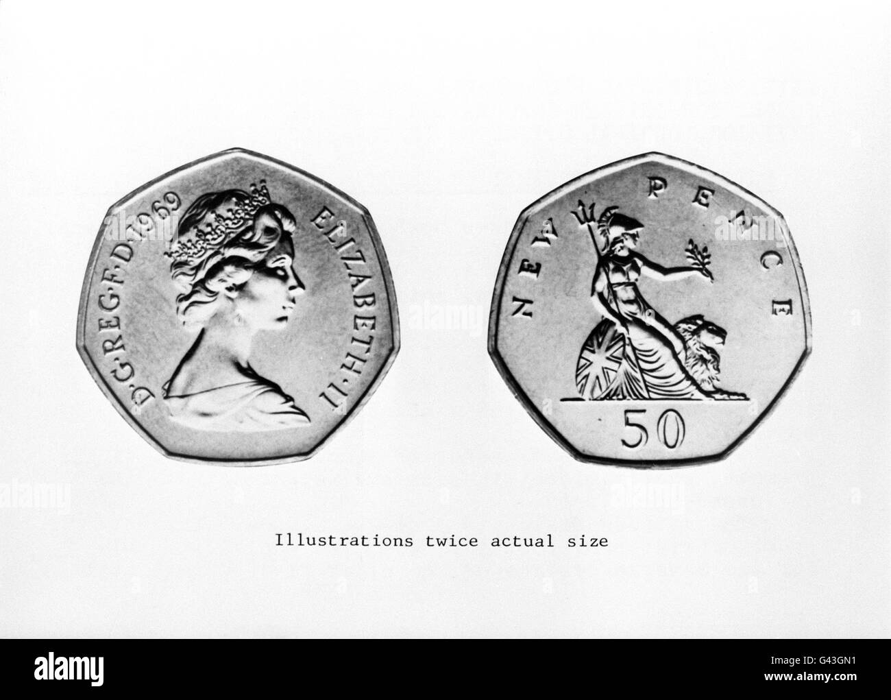 Economia e finanza - Valuta - Decimalisation - Londra Foto Stock
