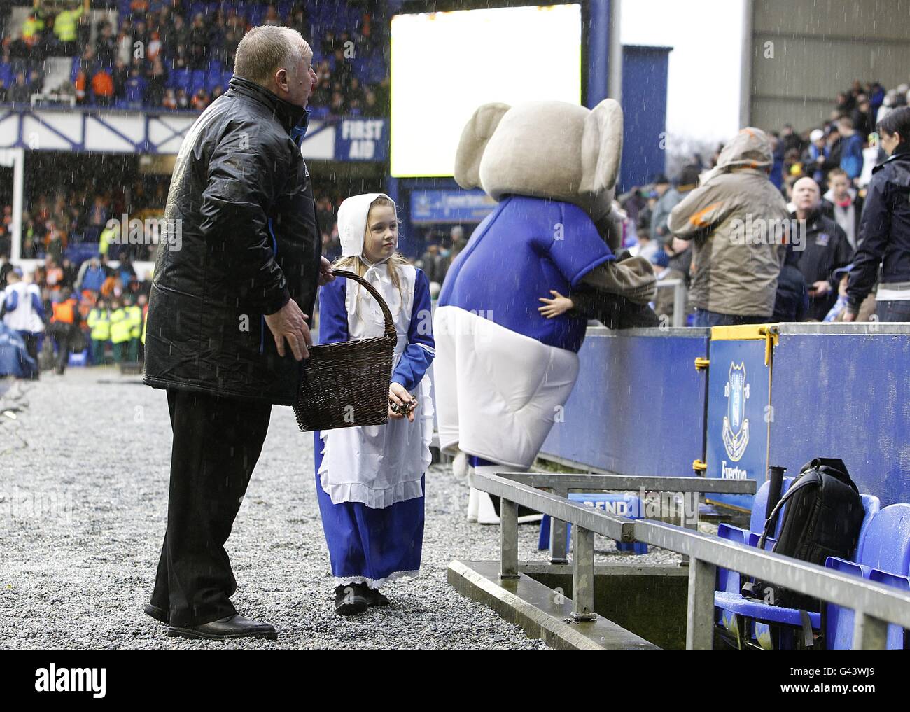 Calcio - Barclays Premier League - Everton v Blackpool - Goodison Park Foto Stock