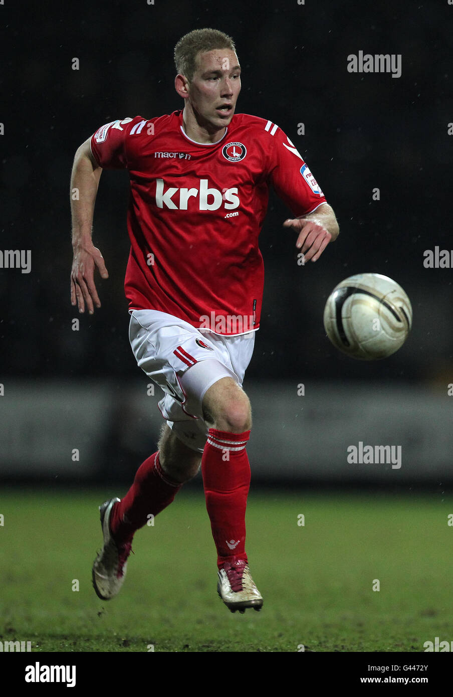 Calcio - npower Football League 1 - Notts County / Charlton Athletic - Meadow Lane. Scott Wagstaff di Charlton Athletic Foto Stock