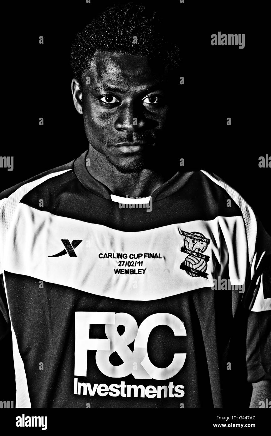 Calcio - Carling Cup Final Preview - Birmingham City Photocall. Obafemi Martins, Birmingham City Foto Stock