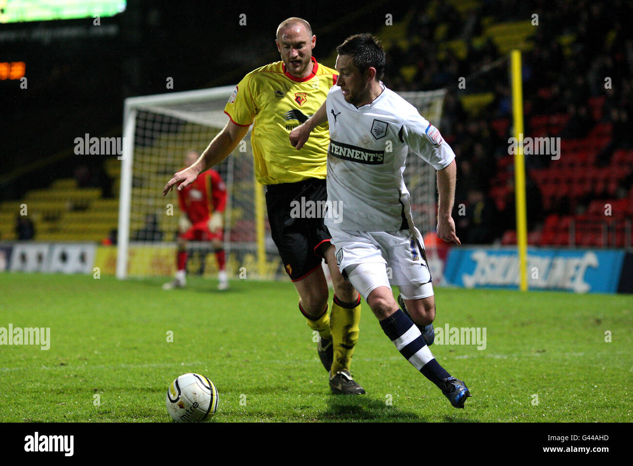 Calcio - npower Football League Championship - Watford v Preston North End - Vicarage Road Foto Stock