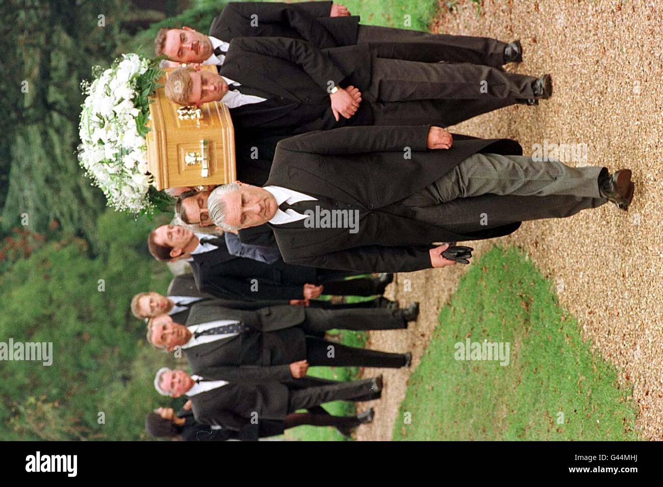 Funerale Reid/bara Foto Stock