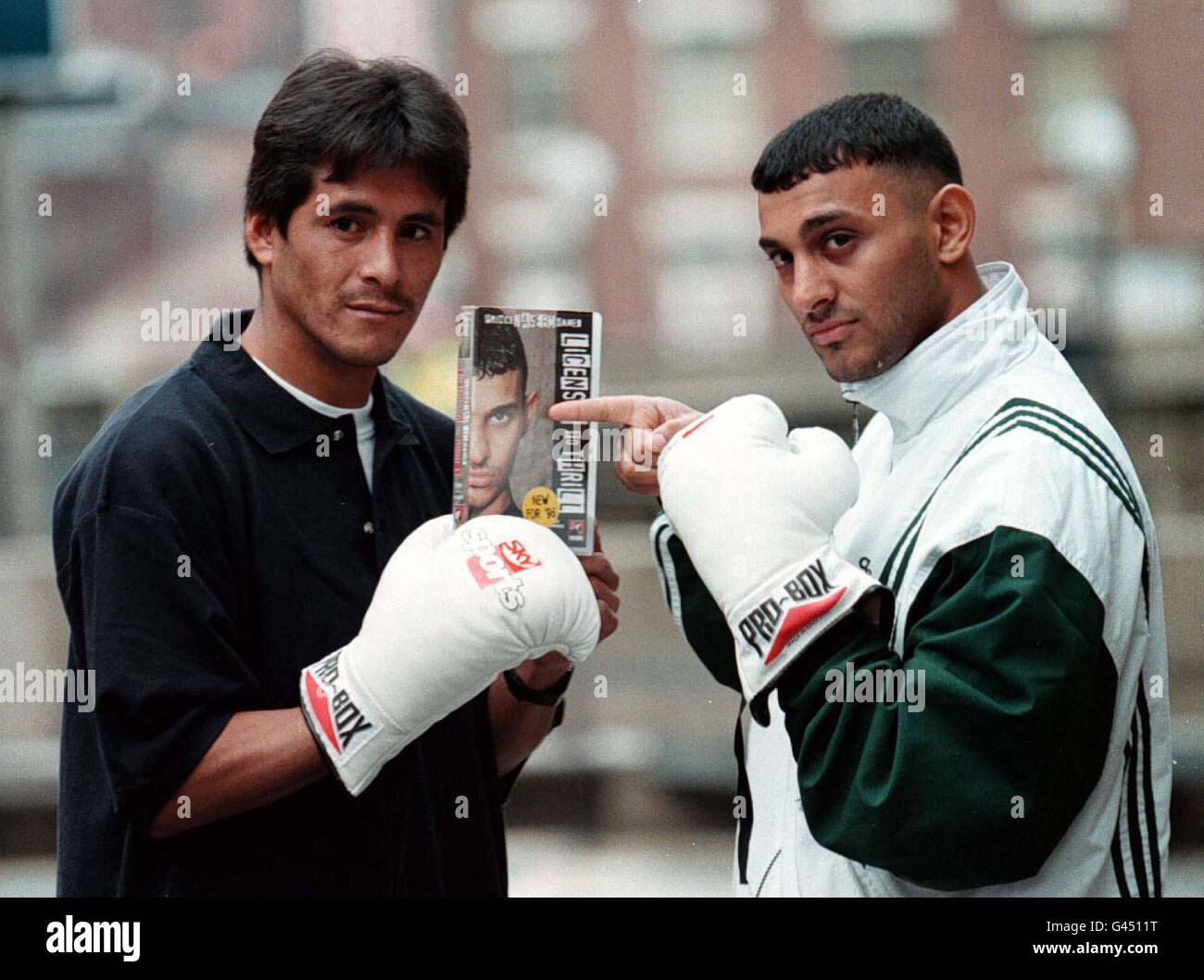 Il pugilato Hamed/Molina 3 Foto Stock