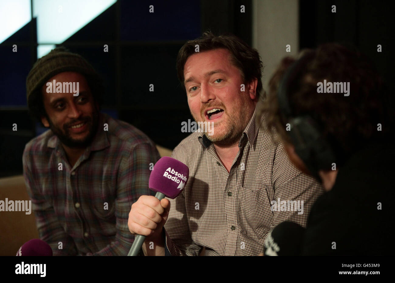 Il gomito sulla Radio assoluto - Londra Foto Stock