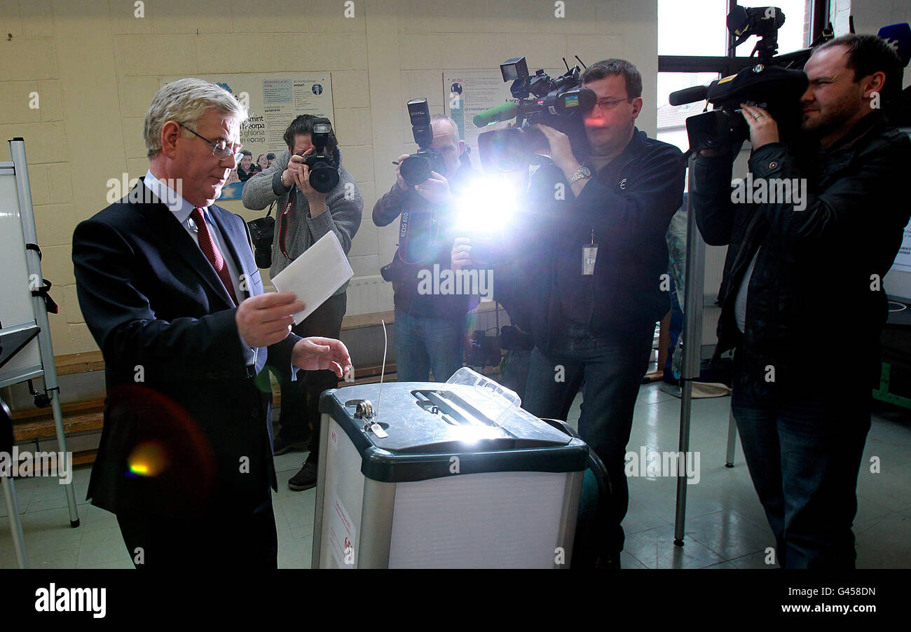 Irlandese elezioni generali Foto Stock