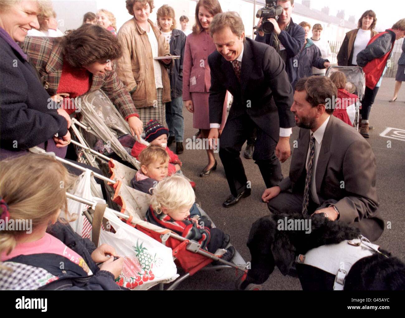 Manodopera/Blair/Blunkett Foto Stock