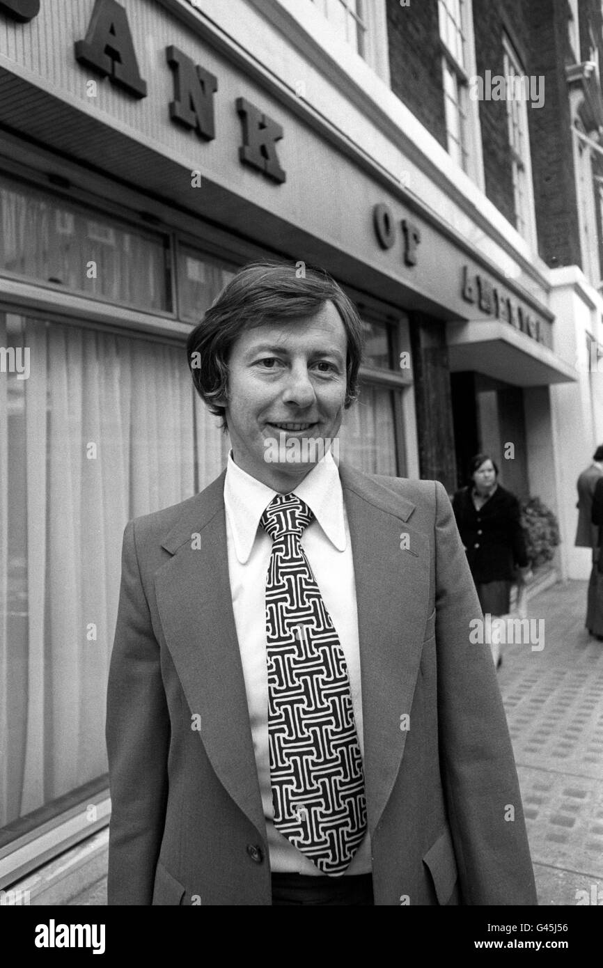 John Pugliese, uomo d'affari americano e cliente del ramo Mayfair della Banca d'America che è stato derubato. Il sig. Pugliese ha detto di avere "monete d'oro del valore di sei cifre" nella sua cassetta di deposito. Foto Stock