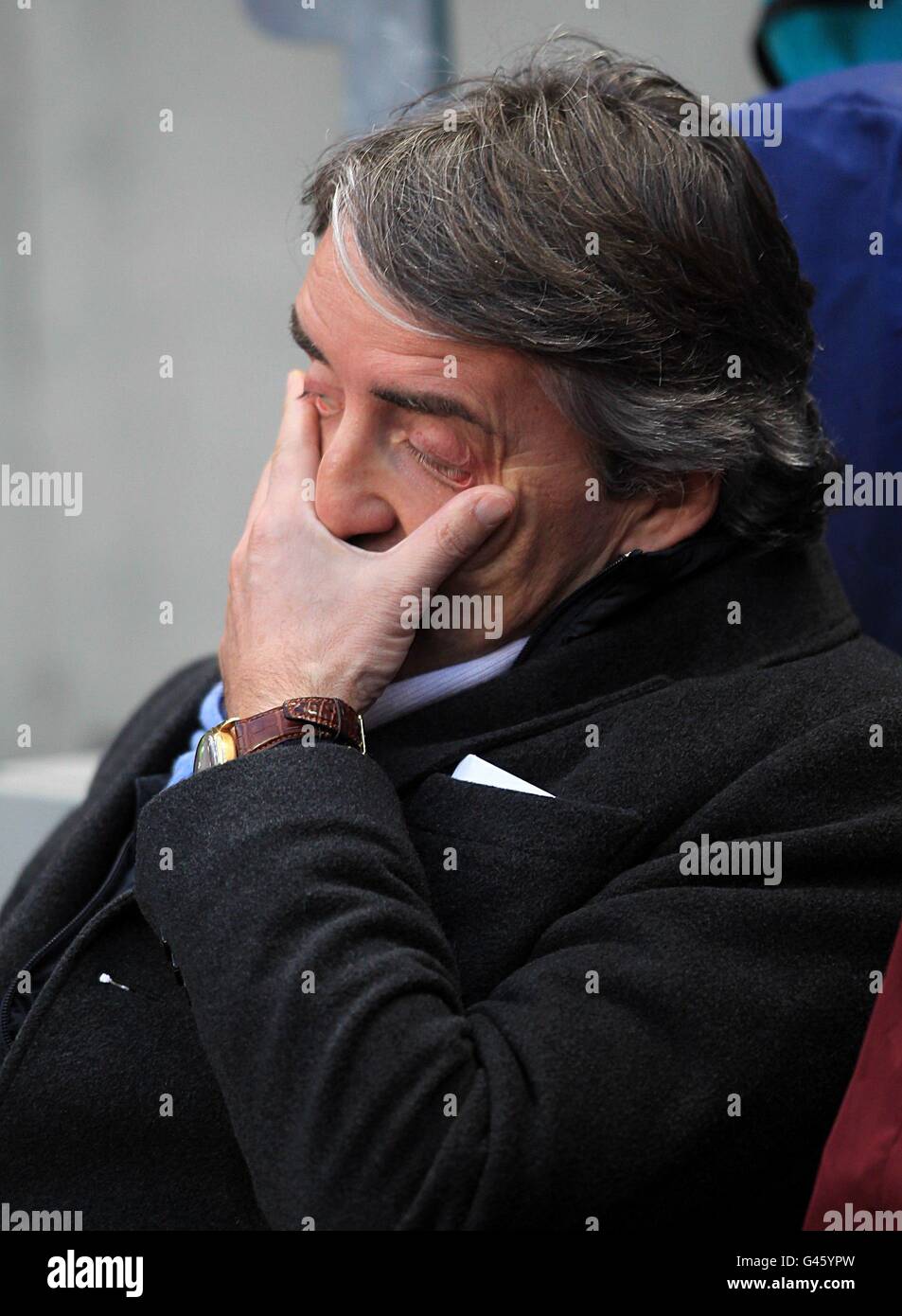 Soccer - UEFA Europa League - Round di 16 - Seconda tappa - Manchester City v Dinamo Kiev - City of Manchester Stadium Foto Stock