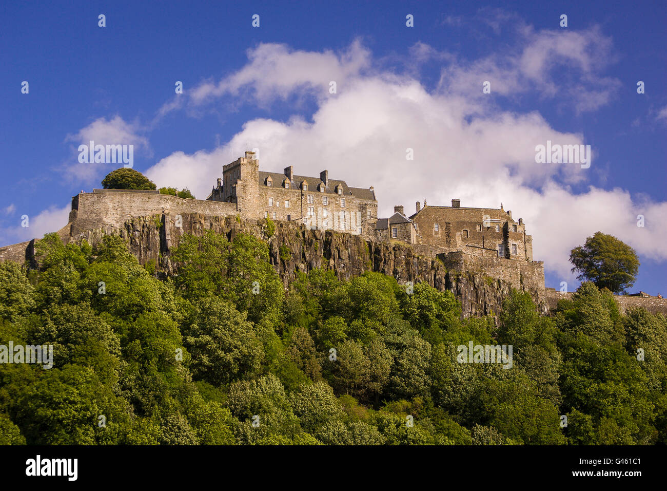 STIRLING, Scozia - il Castello di Stirling, sulla collina del castello. Foto Stock