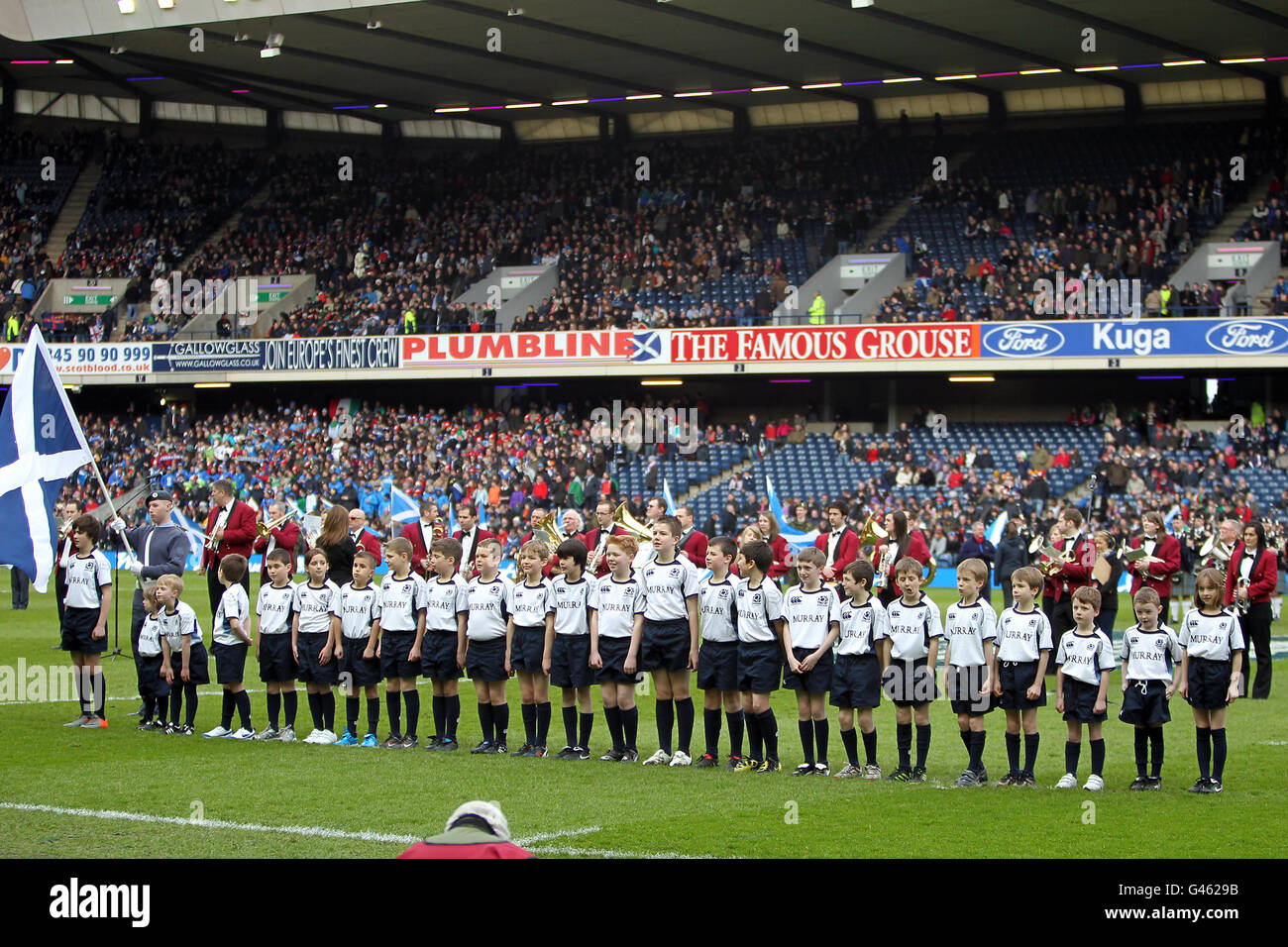 Il Rugby - RBS 6 Nazioni Championship 2011 - Scozia v Italia - Murrayfield Foto Stock